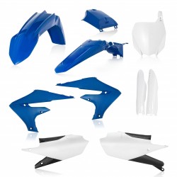 Kit Completo Plásticos Acerbis Yamaha Yzf 250 19-22 Azul/Blanco.