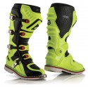 Botas Acerbis X-move Articuladas Amarillo Flúor.
