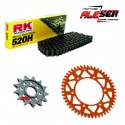 KIT DE ARRASTRE COMPLETO KTM NARANJA.