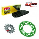 KIT DE ARRASTRE COMPLETO KAWASAKI KX/KXF VERDE.