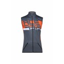 CHALECO ACERBIS SOFTSHELL X-WIND NARANJA/GRIS.