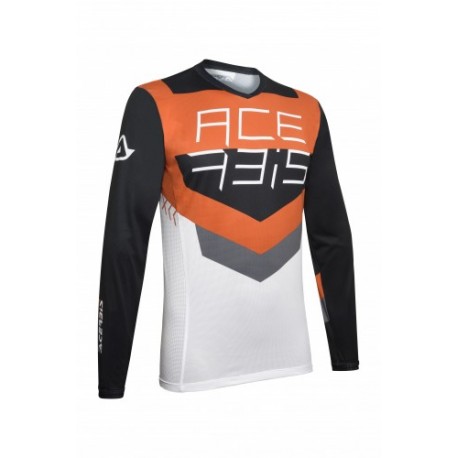 JERSEY ACERBIS MX TRACK NARANJA/NEGRO.