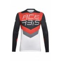 JERSEY ACERBIS MX TRACK ROJO/NEGRO.