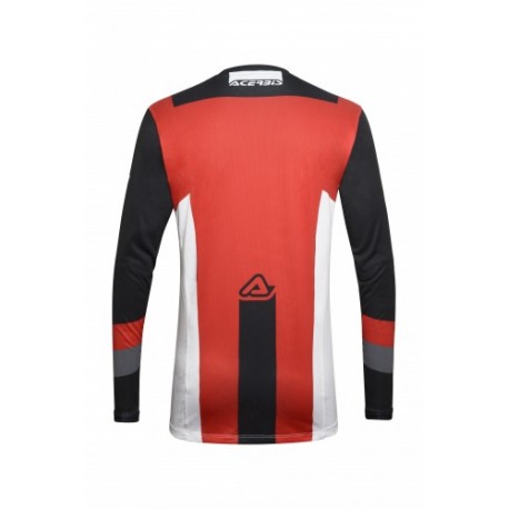 JERSEY ACERBIS MX TRACK ROJO/NEGRO.