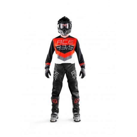 JERSEY ACERBIS MX TRACK ROJO/NEGRO.