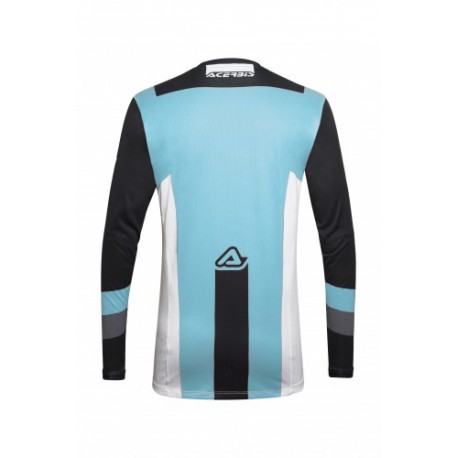 JERSEY ACERBIS MX TRACK AZUL CLARO/NEGRO.