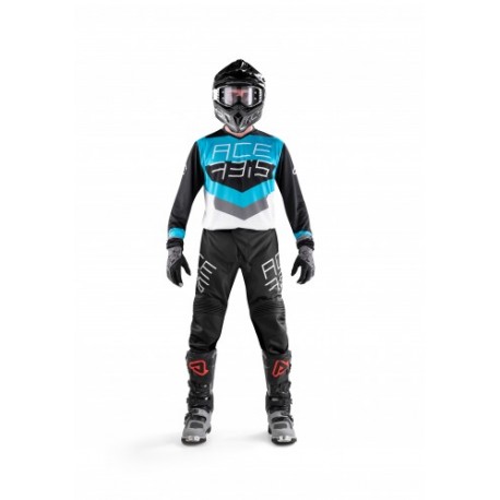 JERSEY ACERBIS MX TRACK AZUL CLARO/NEGRO.