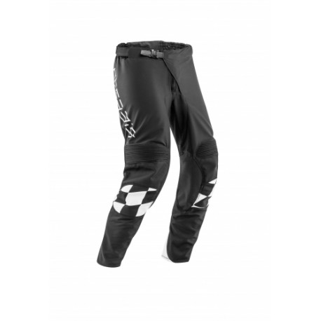 PANTALÓN ACERBIS MX START&FINISH NEGRO/BLANCO.