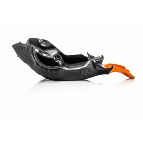CUBRECÁRTER ACERBIS CON PROTECTOR DE BIELETAS KTM SXF 250/350 19-21 NEGRO/NARANJA.