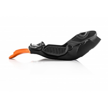 CUBRECÁRTER ACERBIS CON PROTECTOR DE BIELETAS KTM SXF 250/350 19-21 NEGRO/NARANJA.