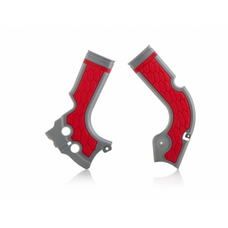 PROTECTOR DE CHASIS ACERBIS HONDA CRF 250/450 R 13-17 GRIS/ROJO.