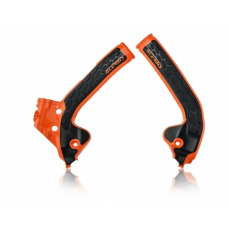 PROTECTOR DE CHASIS ACERBIS KTM SX 85 18-21 NARANJA/NEGRO.
