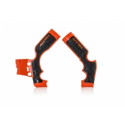 PROTECTOR DE CHASIS ACERBIS KTM SX 65 14-21 NARANJA/NEGRO.