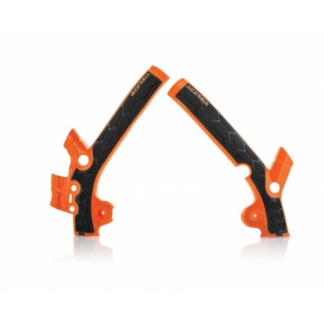 PROTECTOR DE CHASIS ACERBIS KTM SX 85 13-17 NARANJA/NEGRO.