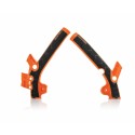 PROTECTOR DE CHASIS ACERBIS KTM SX 85 13-17 NARANJA/NEGRO.