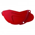 PROTECTOR TAPA EMBRAGUE POLISPORT HONDA CRF 250 R 13-17 ROJO.