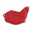 PROTECTOR TAPA EMBRAGUE POLISPORT HONDA CRF 450 R 10-16 ROJO.
