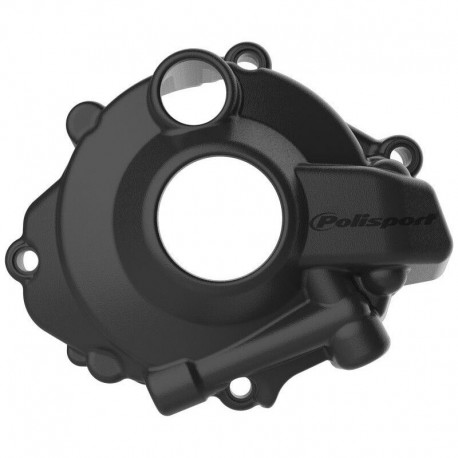 PROTECTOR TAPA ENCENDIDO POLISPORT HONDA CRF 250 R NEGRO.