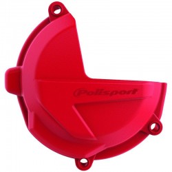 PROTECTOR TAPA EMBRAGUE POLISPORT BETA RR 250/300 18-19 ROJO.