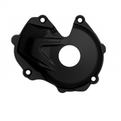 PROTECTOR TAPA ENCENDIDO POLISPORT KAWASAKI KXF 450 16-17 NEGRO.