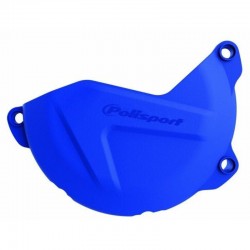 PROTECTOR TAPA EMBRAGUE POLISPORT YAMAHA WRF 450 09-15 AZUL.