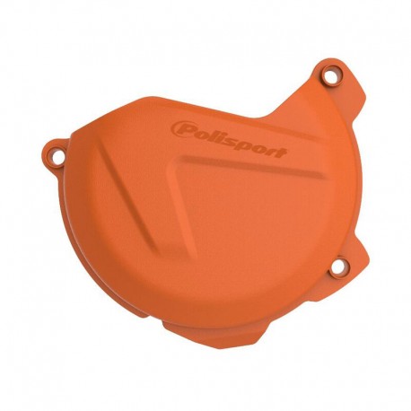 PROTECTOR TAPA EMBRAGUE POLISPORT KTM EXC-F 250/350 12-16 NARANJA.