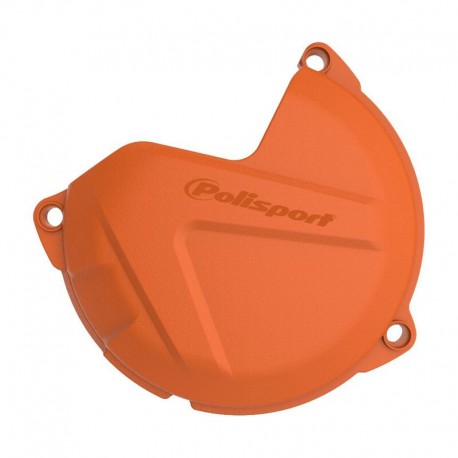 PROTECTOR TAPA EMBRAGUE POLISPORT KTM EXC 125/200 09-16 NARANJA.