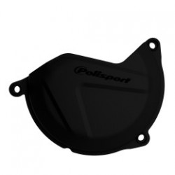 PROTECTOR TAPA EMBRAGUE POLISPORT KTM EXC 250/300 I 18-21 NEGRO.