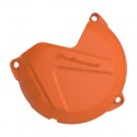 PROTECTOR TAPA EMBRAGUE POLISPORT KTM EXC 250/300 13-16 NARANJA.