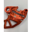 PROTECTOR DE DISCO DE FRENO TRASERO X-POWER HUSQVARNA TC/FC 16-21 NARANJA.