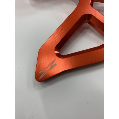 PROTECTOR DE DISCO DE FRENO TRASERO X-POWER KTM SX/SX-F 16-21 NARANJA.