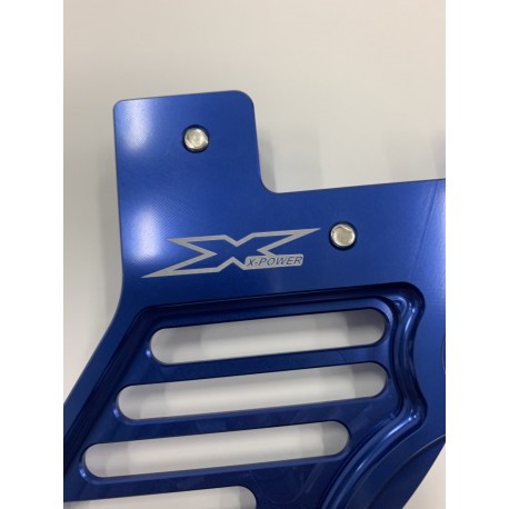 PROTECTOR DE DISCO DE FRENO TRASERO X-POWER HUSABERG TE/FE 09-14 AZUL.