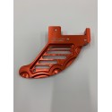 PROTECTOR DE DISCO DE FRENO TRASERO X-POWER HUSABERG TE/FE 09-14 NARANJA.