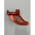 PROTECTOR DE DISCO DE FRENO TRASERO X-POWER HUSABERG TE/FE 09-14 NARANJA.