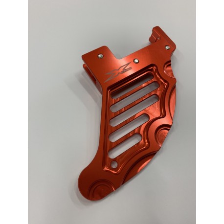 PROTECTOR DE DISCO DE FRENO TRASERO X-POWER HUSABERG TE/FE 09-14 NARANJA.