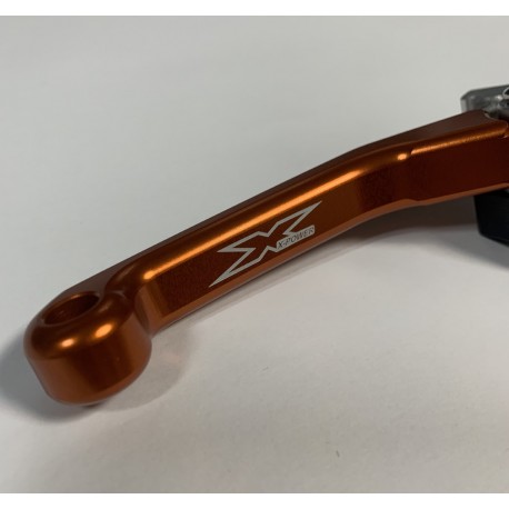 MANETA DE FRENO REVERSIBLE X-POWER HUSABERG NARANJA.