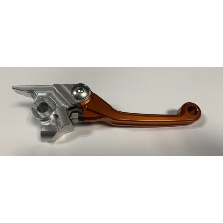 MANETA DE FRENO REVERSIBLE X-POWER HUSABERG NARANJA.