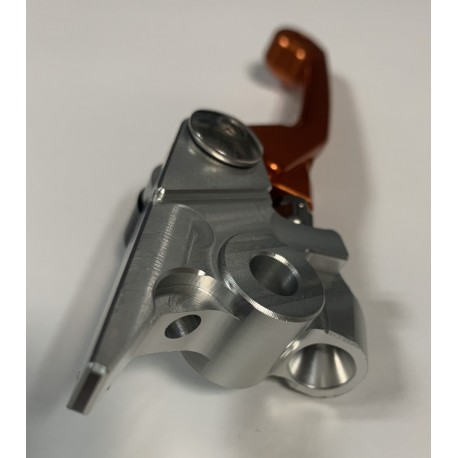 MANETA DE FRENO REVERSIBLE X-POWER HUSABERG NARANJA.