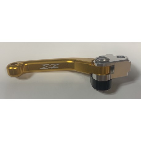 MANETA DE FRENO REVERSIBLE X-POWER GAS GAS BOMBA NISSIN AMARILLO.