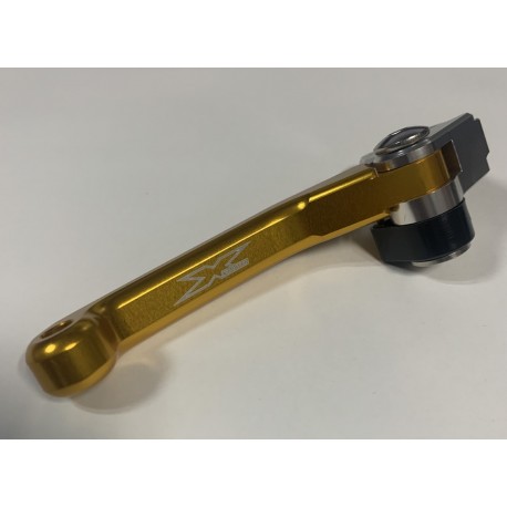 MANETA DE FRENO REVERSIBLE X-POWER GAS GAS BOMBA NISSIN AMARILLO.