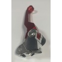 MANETA DE EMBRAGUE REVERSIBLE X-POWER HONDA ROJO.