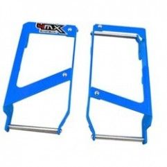 Protectores de Radiador 4mx Ktm Sx/Exc 125-500 07-15/Husqvarna Te/Fe 125-501 14-16/Husaberg Te/Fe 125-501 09-14 Aluminio Azul.