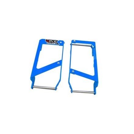 Protectores de Radiador 4mx Ktm Sx/Exc 125-500 07-15/Husqvarna Te/Fe 125-501 14-16/Husaberg Te/Fe 125-501 09-14 Aluminio Azul.