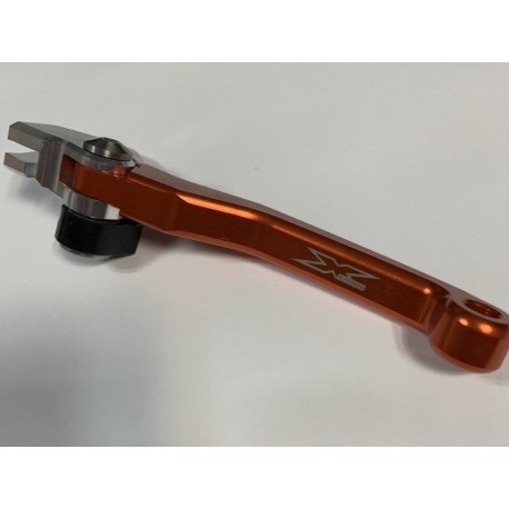 MANETA DE EMBRAGUE REVERSIBLE X-POWER KAWASAKI NARANJA.