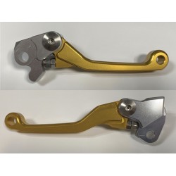 JUEGO DE MANETAS REVERSIBLES X-POWER SUZUKI RMZ 250/450 ORO.