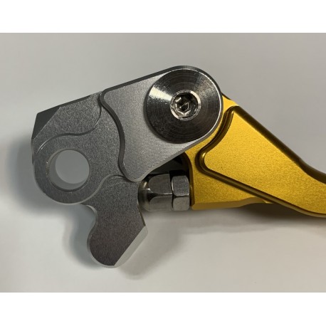 JUEGO DE MANETAS REVERSIBLES X-POWER SUZUKI RMZ 250/450 ORO.