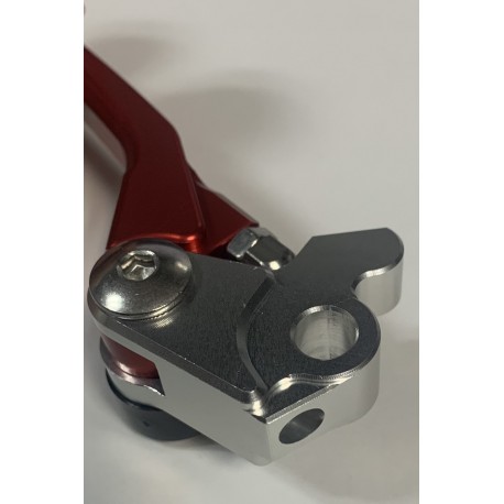 JUEGO DE MANETAS REVERSIBLES X-POWER HONDA CR/CRF ROJO.