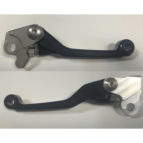 JUEGO DE MANETAS REVERSIBLES X-POWER HONDA CR/CRF NEGRO.