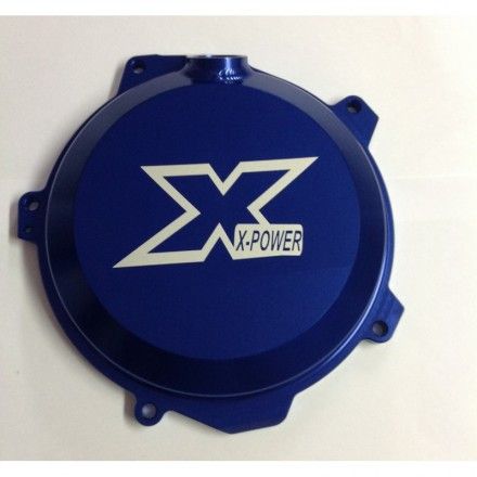 TAPA DE EMBRAGUE X-POWER HUSABERG FE 250/350 13-14 AZUL.