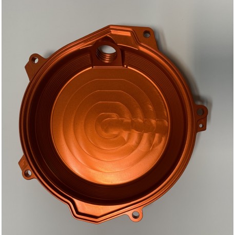 TAPA DE EMBRAGUE X-POWER HUSABERG FE 250/350 13-14 NARANJA.
